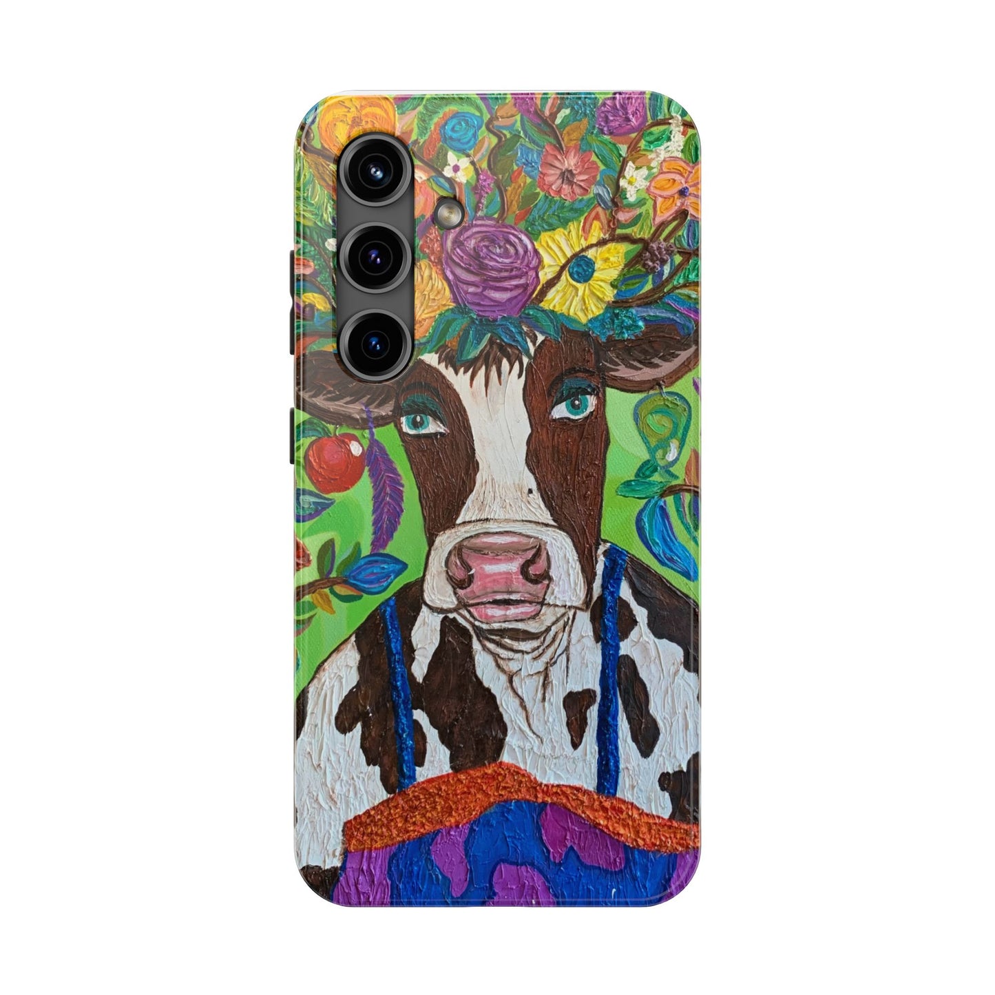 Phone Case - A Cow From La Marsella Art by Fernando Sanchez Carriel- Art Phone Case