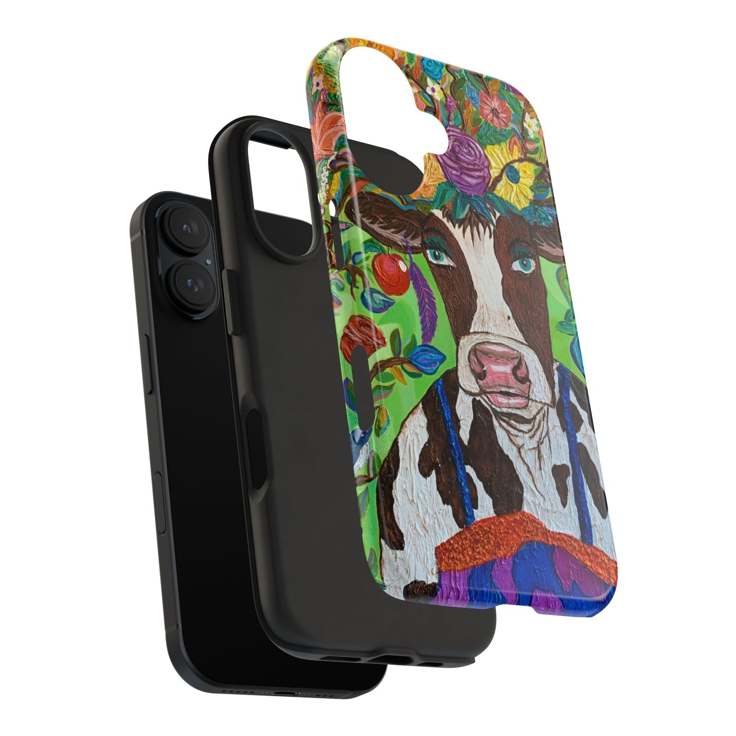 Phone Case - A Cow From La Marsella Art by Fernando Sanchez Carriel- Art Phone Case