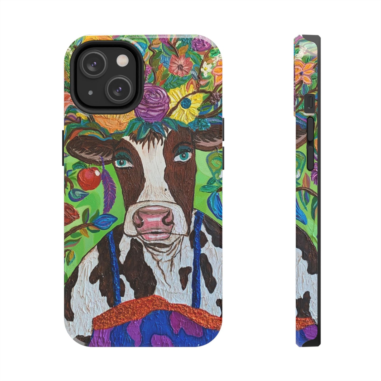 Phone Case - A Cow From La Marsella Art by Fernando Sanchez Carriel- Art Phone Case