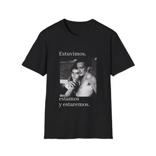 LGBT Icons Unisex T-Shirt - Dali and Lorca Friendship Tribute