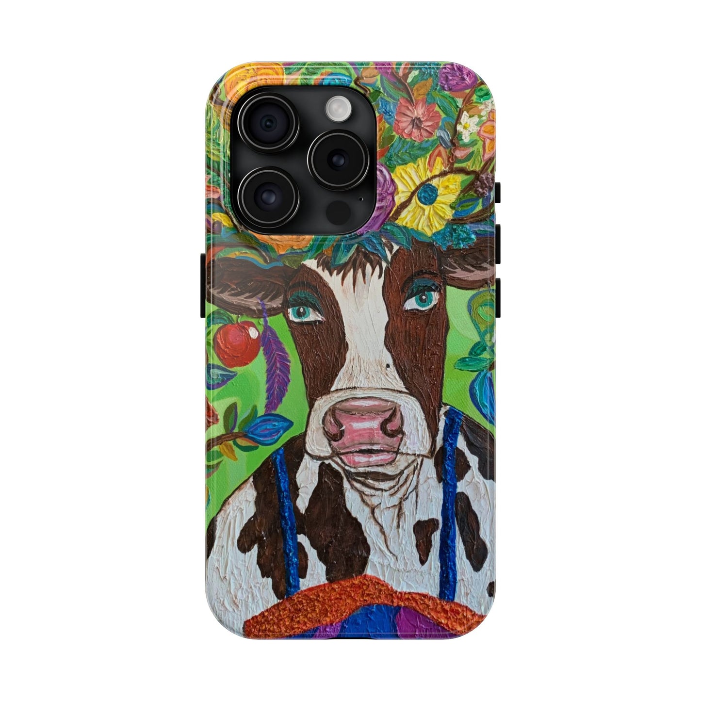 Phone Case - A Cow From La Marsella Art by Fernando Sanchez Carriel- Art Phone Case