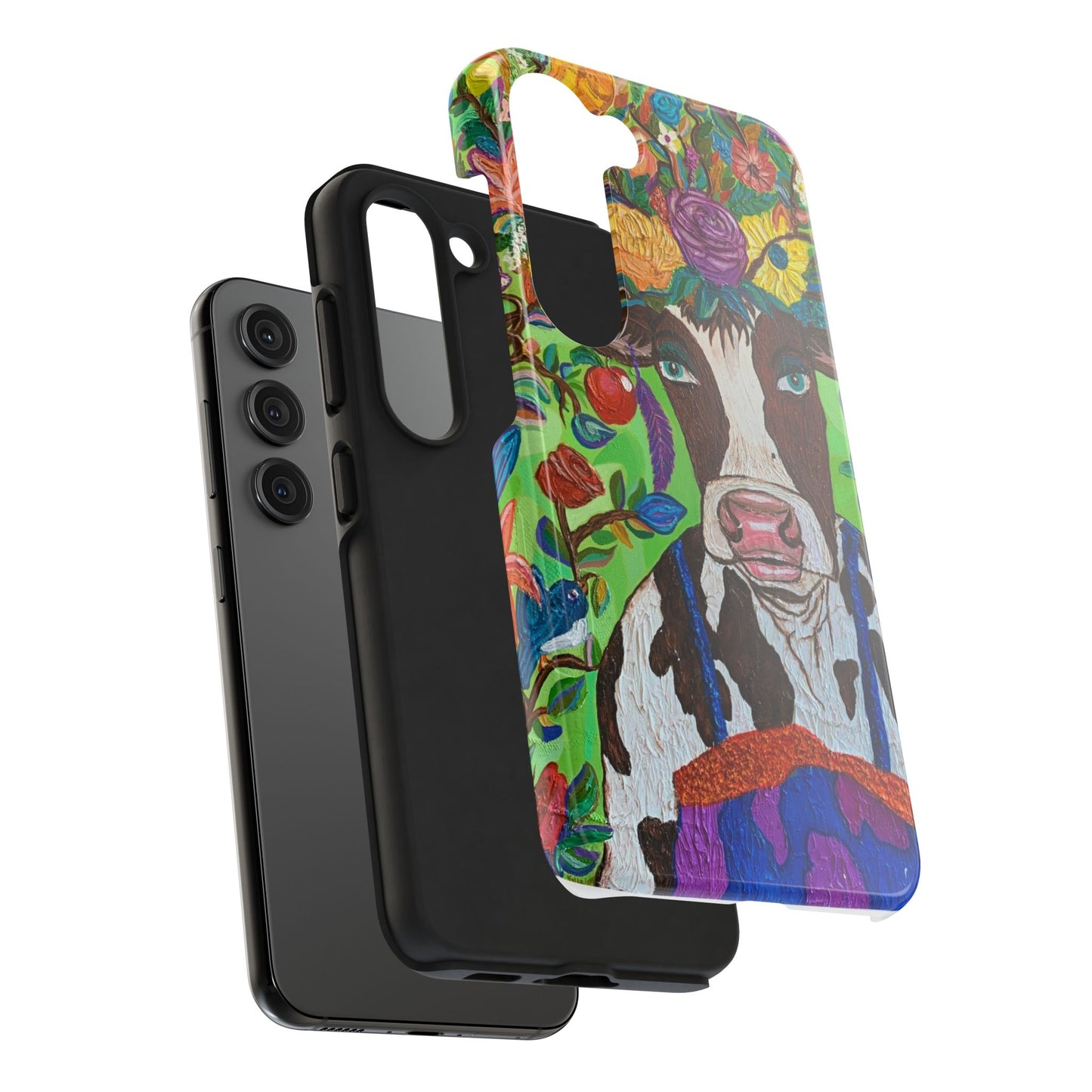 Phone Case - A Cow From La Marsella Art by Fernando Sanchez Carriel- Art Phone Case