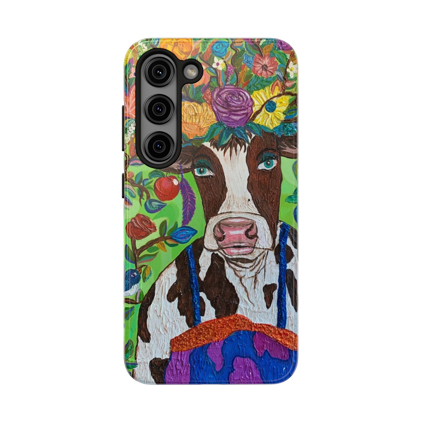 Phone Case - A Cow From La Marsella Art by Fernando Sanchez Carriel- Art Phone Case